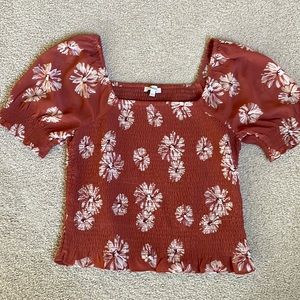 Madewell Women’s Small Shirred Top - New no tags